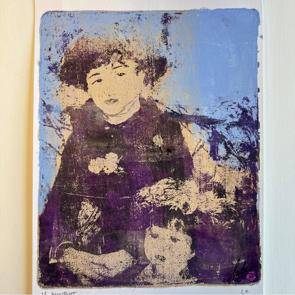 #339 med 8x11.5 Monoprint